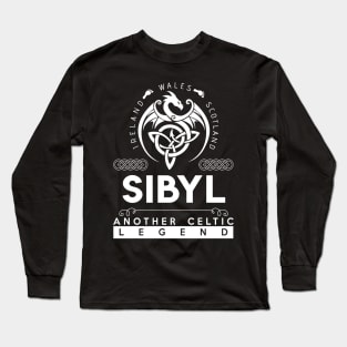 Sibyl Name T Shirt - Another Celtic Legend Sibyl Dragon Gift Item Long Sleeve T-Shirt